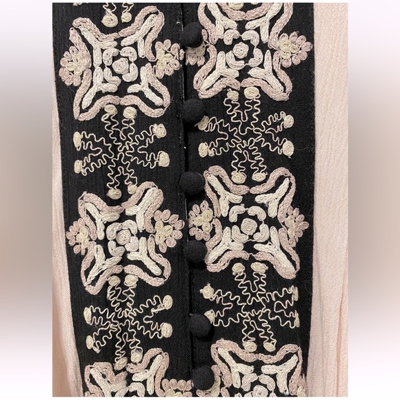 NWOT FREE PEOPLE EMBROIDERED BOHO FESTIVAL DRESS 0/xs - Picture 5 of 10